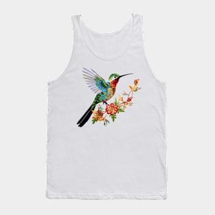 Knitted bird Tank Top